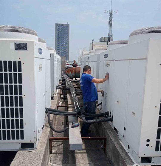 孟村中央空调制热和不制冷系统维修方法